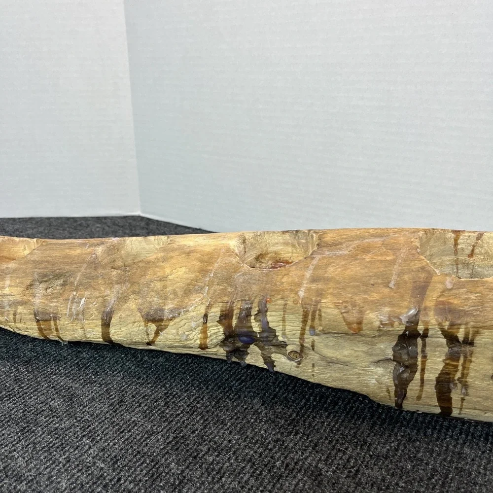 Driftwood Candle Holder Carved Art Primitive Decor Rustic Beach 28